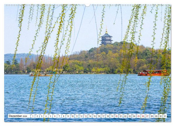 Produktbild: Zauber Chinas (hochwertiger Premium Wandkalender 2026 DIN A2 quer), Kunstdruck in Hochglanz