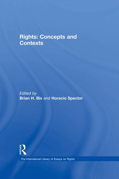 Produktbild: Rights: Concepts and Contexts