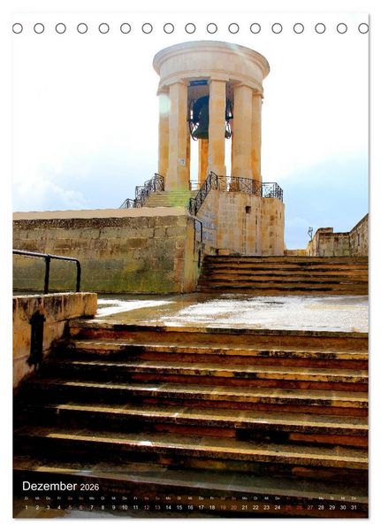 Produktbild: Unterwegs in Malta (Tischkalender 2026 DIN A5 hoch), CALVENDO Monatskalender