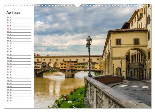 Produktbild: Impressionen aus FLORENZ (Wandkalender 2026 DIN A3 quer), CALVENDO Monatskalender