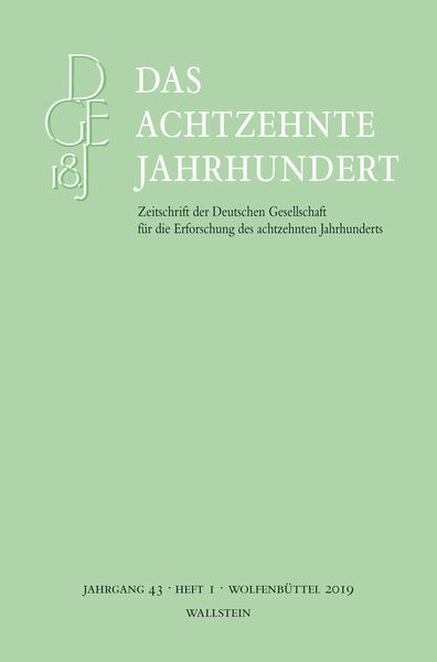 Produktbild: Das achtzehnte Jahrhundert 43/1