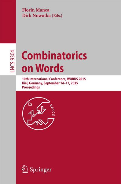 Produktbild: Combinatorics on Words