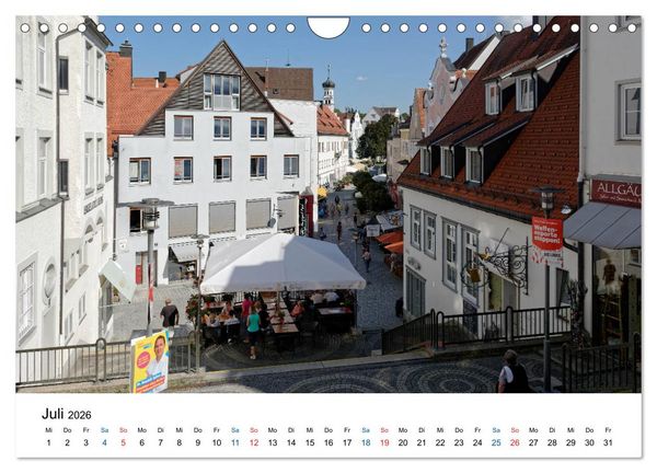 Produktbild: Kempten - Ansichtssache (Wandkalender 2026 DIN A4 quer), CALVENDO Monatskalender