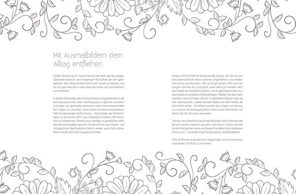 Produktbild: Inspiration Engel – 50 spirituelle Motive zum Ausmalen für mehr Entspannung