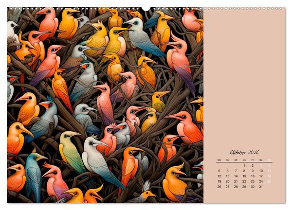 Produktbild: Tierisches Gewimmel (Wandkalender 2026 DIN A2 quer), CALVENDO Monatskalender