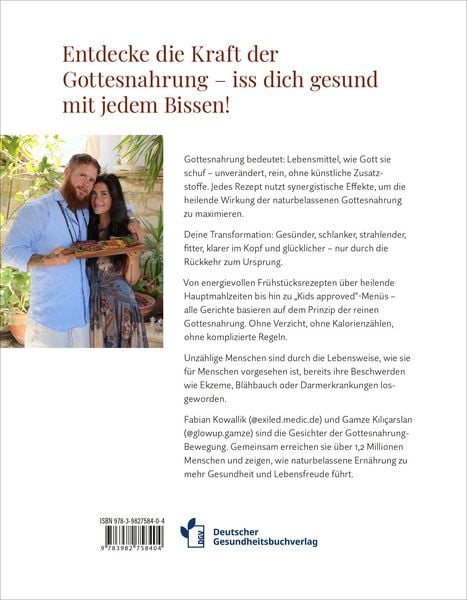 Produktbild: Das originale Gottesnahrung-Kochbuch