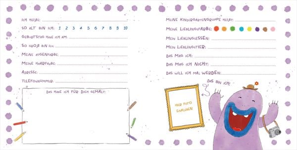 Schüttel den Apfelbaum - Meine Kindergartenfreunde. Eintragbuch für Kinder ab 3 Jahren