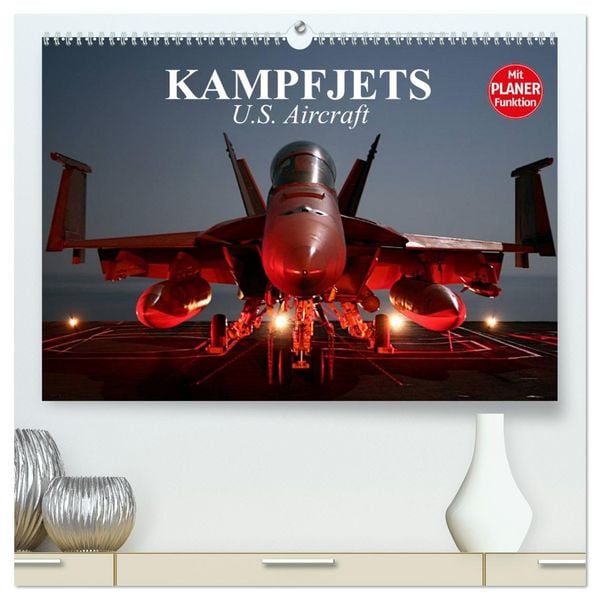 Produktbild: Kampfjets. U.S. Aircraft (hochwertiger Premium Wandkalender 2026 DIN A2 quer), Kunstdruck in Hochglanz