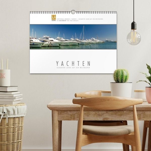 Produktbild: Emotionale Momente: Yachten - eleganter Luxus auf den Weltmeeren (Wandkalender 2026 DIN A3 quer), CALVENDO Monatskalender