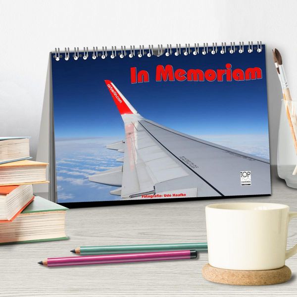 Produktbild: In Memoriam Air Berlin (Tischkalender 2026 DIN A5 quer), CALVENDO Monatskalender