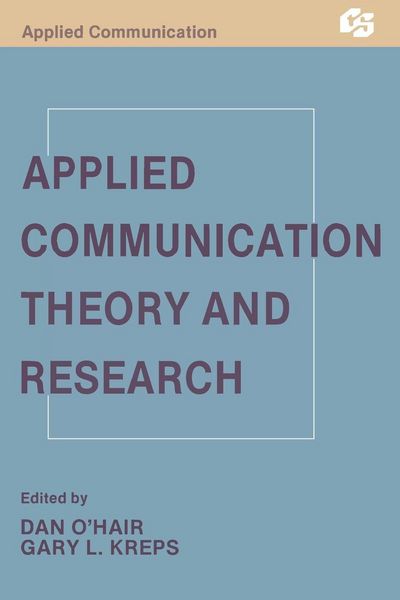 Produktbild: Applied Communication Theory and Research