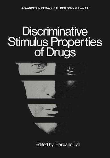 Produktbild: Discriminative Stimulus Properties of Drugs