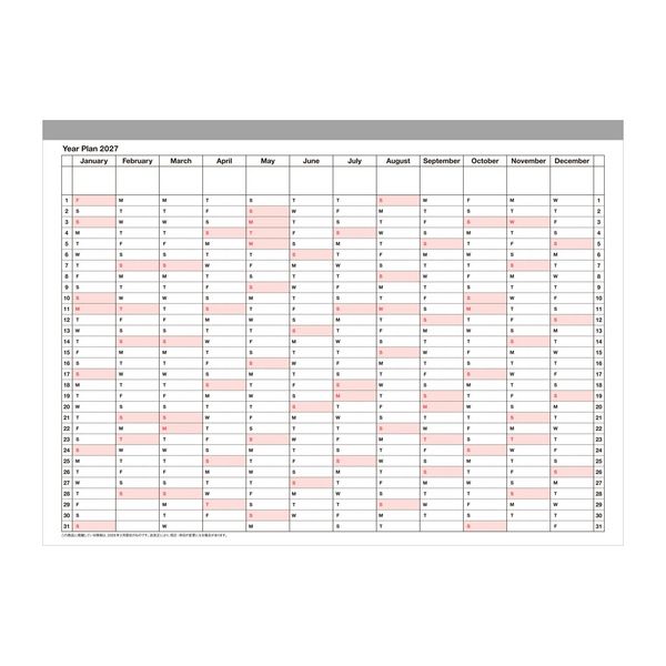 Produktbild: MARK'S 2027 Notebook Calendar M // Neon Pink