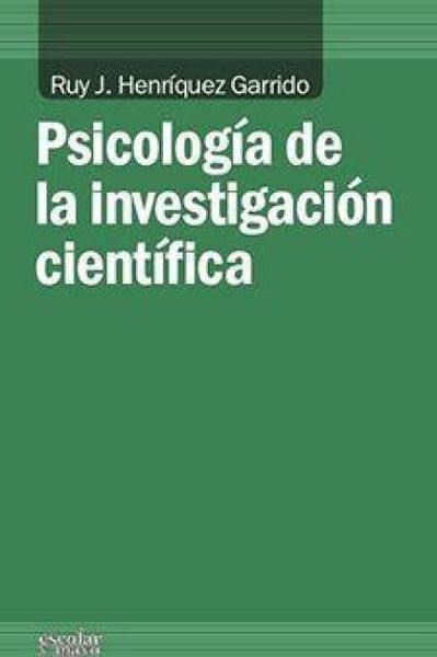 Produktbild: Psicolog&iacute;a de la investigaci&oacute;n cient&iacute;fica