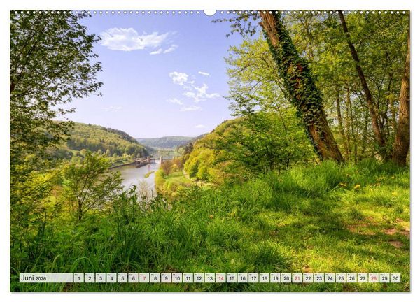 Produktbild: Romantisches Neckartal (Wandkalender 2026 DIN A2 quer), CALVENDO Monatskalender