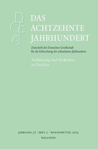 Produktbild: Aufkl&auml;rung und Hofkultur in Dresden