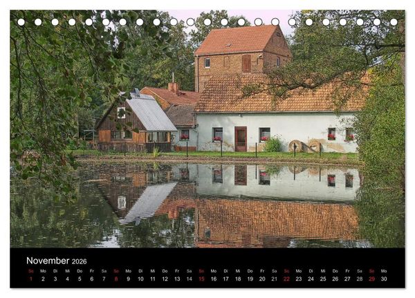 Produktbild: Wasserm&uuml;hlen an der Dahme (Tischkalender 2026 DIN A5 quer), CALVENDO Monatskalender