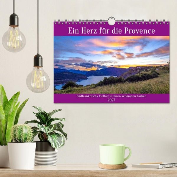 Produktbild: Ein Herz f&uuml;r die Provence (Wandkalender 2027 DIN A4 quer), CALVENDO Monatskalender