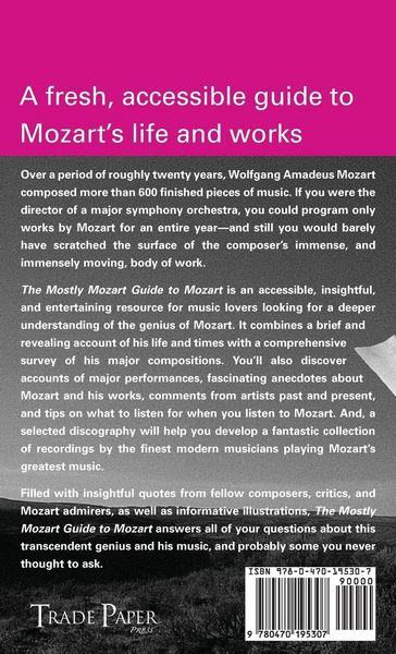 Produktbild: The Mostly Mozart Guide to Mozart