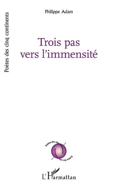 Produktbild: Trois pas vers l'immensit&eacute;