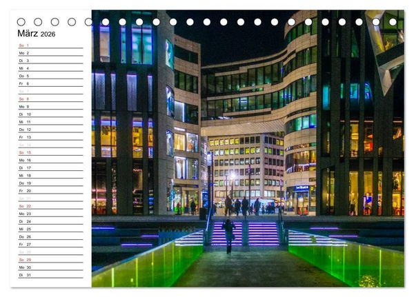 Produktbild: D&uuml;sseldorf - Impressionen (Tischkalender 2026 DIN A5 quer), CALVENDO Monatskalender