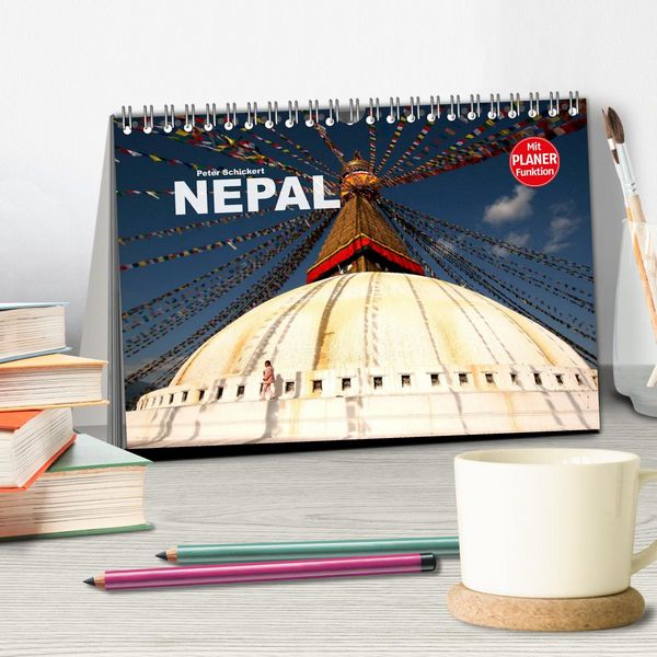 Produktbild: Nepal (Tischkalender 2026 DIN A5 quer), CALVENDO Monatskalender