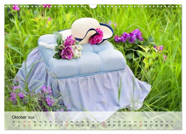 Produktbild: Landhaus-Romantik. Die Farben des Sommers (Wandkalender 2026 DIN A3 quer), CALVENDO Monatskalender