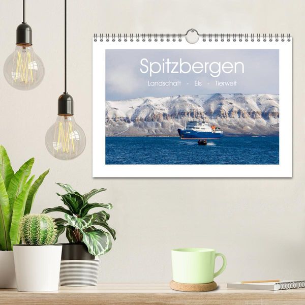 Produktbild: Spitzbergen - Landschaft - Eis - Tierwelt (Wandkalender 2026 DIN A4 quer), CALVENDO Monatskalender