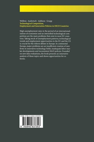 Produktbild: Technological Competition, Employment and Innovation Policies in OECD Countries