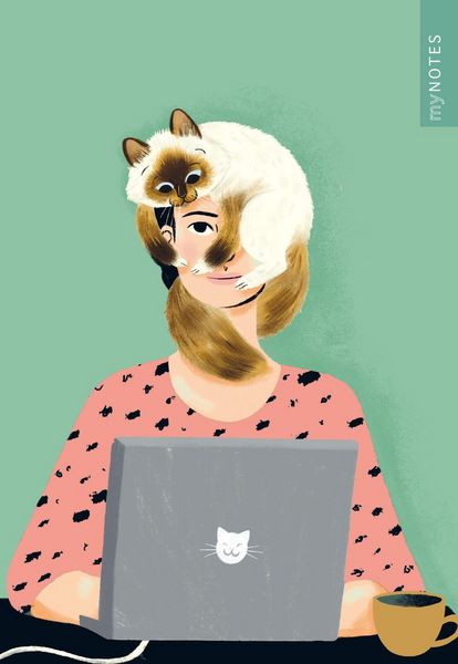 Produktbild: MyNOTES Papeterie: Notizheft Katzen regieren die Welt &ndash; Catoffice