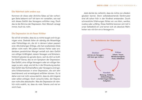 Produktbild: 7 L&uuml;gen, die dir eine Depression erz&auml;hlt
