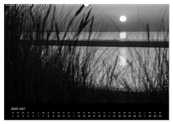 Produktbild: Das Licht in Schwarz und Wei&szlig; (hochwertiger Premium Wandkalender 2027 DIN A2 quer), Kunstdruck in Hochglanz