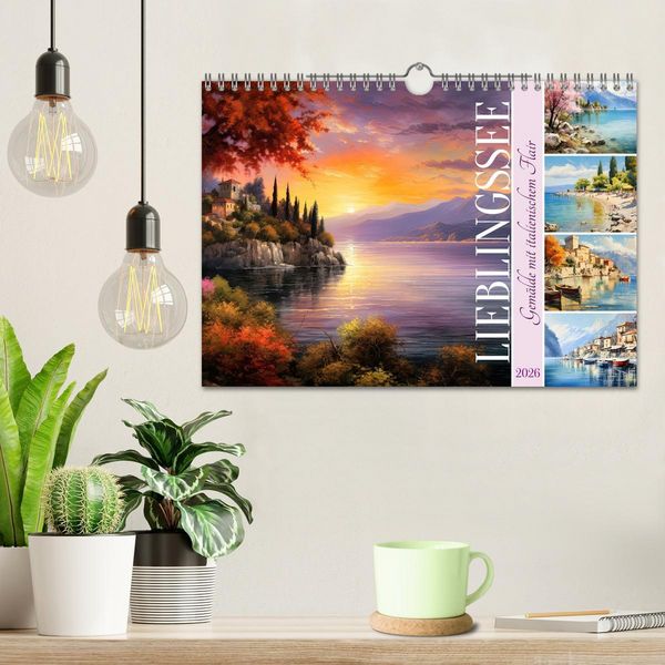 Produktbild: Lieblingssee (Wandkalender 2026 DIN A4 quer), CALVENDO Monatskalender