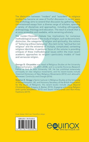 Produktbild: The Insider/Outsider Debate