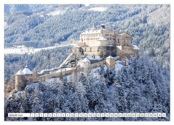 Produktbild: Die Festung Hohenwerfen (Wandkalender 2026 DIN A2 quer), CALVENDO Monatskalender