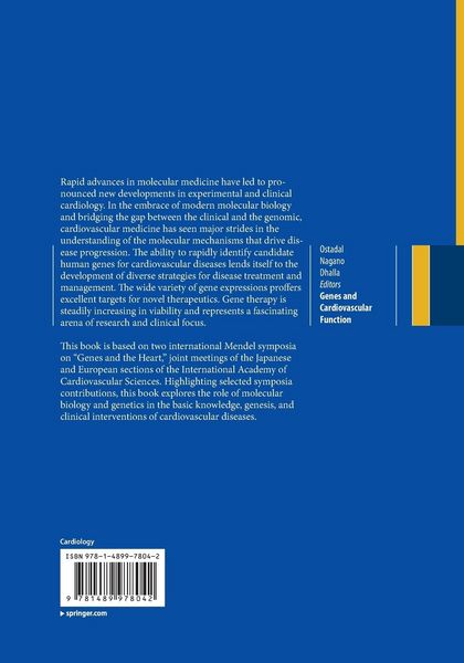 Produktbild: Genes and Cardiovascular Function