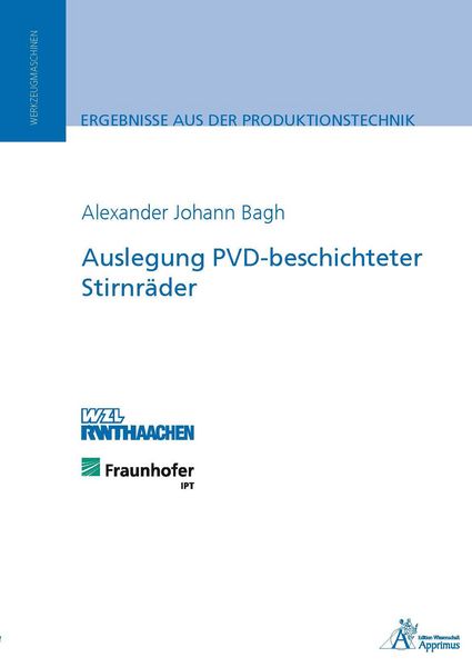 Produktbild: Auslegung PVD-beschichteter Stirnr&auml;der