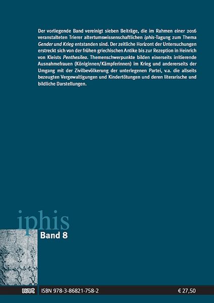 Produktbild: Gender und Krieg