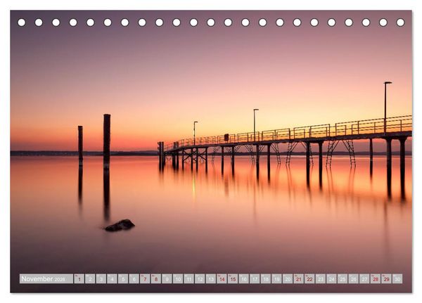Produktbild: Bodensee-Stimmungen (Tischkalender 2026 DIN A5 quer), CALVENDO Monatskalender