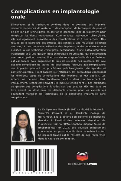 Produktbild: Complications en implantologie orale