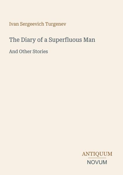 Produktbild: The Diary of a Superfluous Man