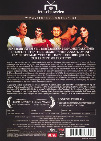 Produktbild: Anno Domini - Kampf der M&auml;rtyrer [5 DVDs]