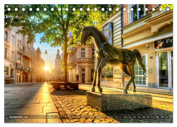 Produktbild: Halle an der Saale - Stadtansichten (Tischkalender 2026 DIN A5 quer), CALVENDO Monatskalender