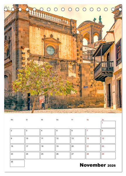 Produktbild: Las Palmas - ein traumhaftes Reiseziel (Tischkalender 2026 DIN A5 hoch), CALVENDO Monatskalender