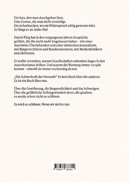 Produktbild: Die Schwerkraft der Vernunft