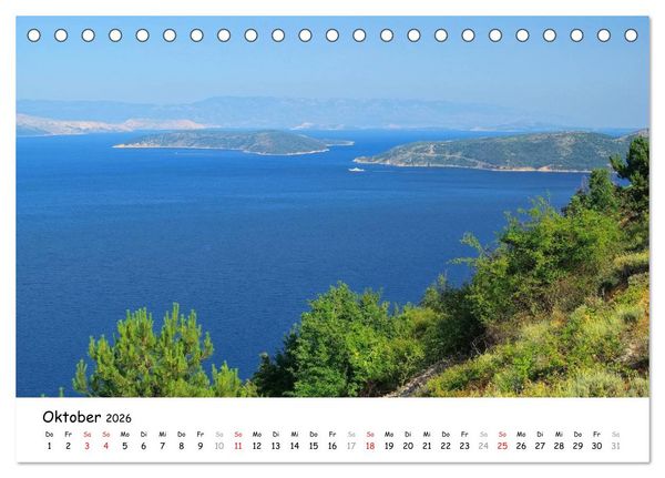 Produktbild: Istrien (Tischkalender 2026 DIN A5 quer), CALVENDO Monatskalender