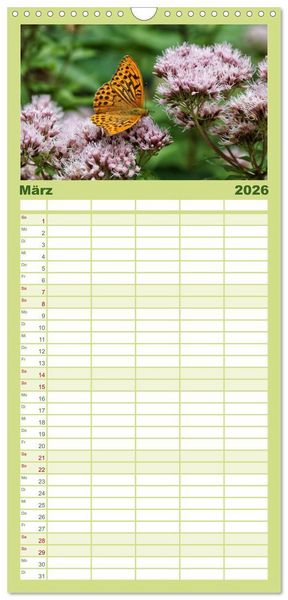 Produktbild: Familienplaner 2026 - Allg&auml;u - Natur pur mit 5 Spalten (Wandkalender, 21 x 45 cm) CALVENDO