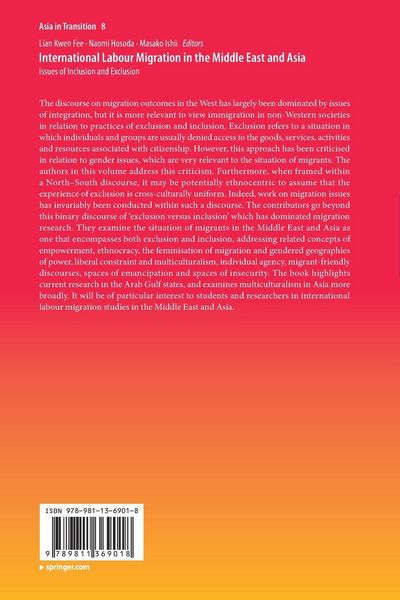 Produktbild: International Labour Migration in the Middle East and Asia