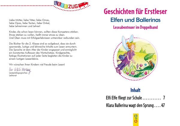 LESEZUG DOPPELBAND/2. Klasse: Geschichten für Erstleser. Elfen und Ballerinas