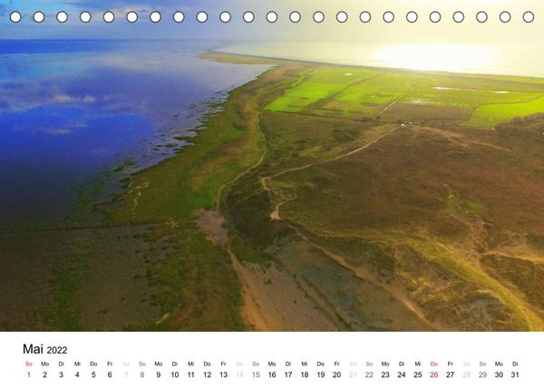 Produktbild: Sylt Impressionen aus der Luft (Tischkalender 2022 DIN A5 quer)
